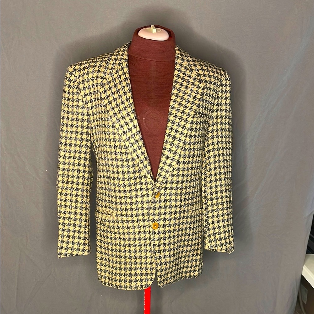 Vintage Houndstooth Blazer